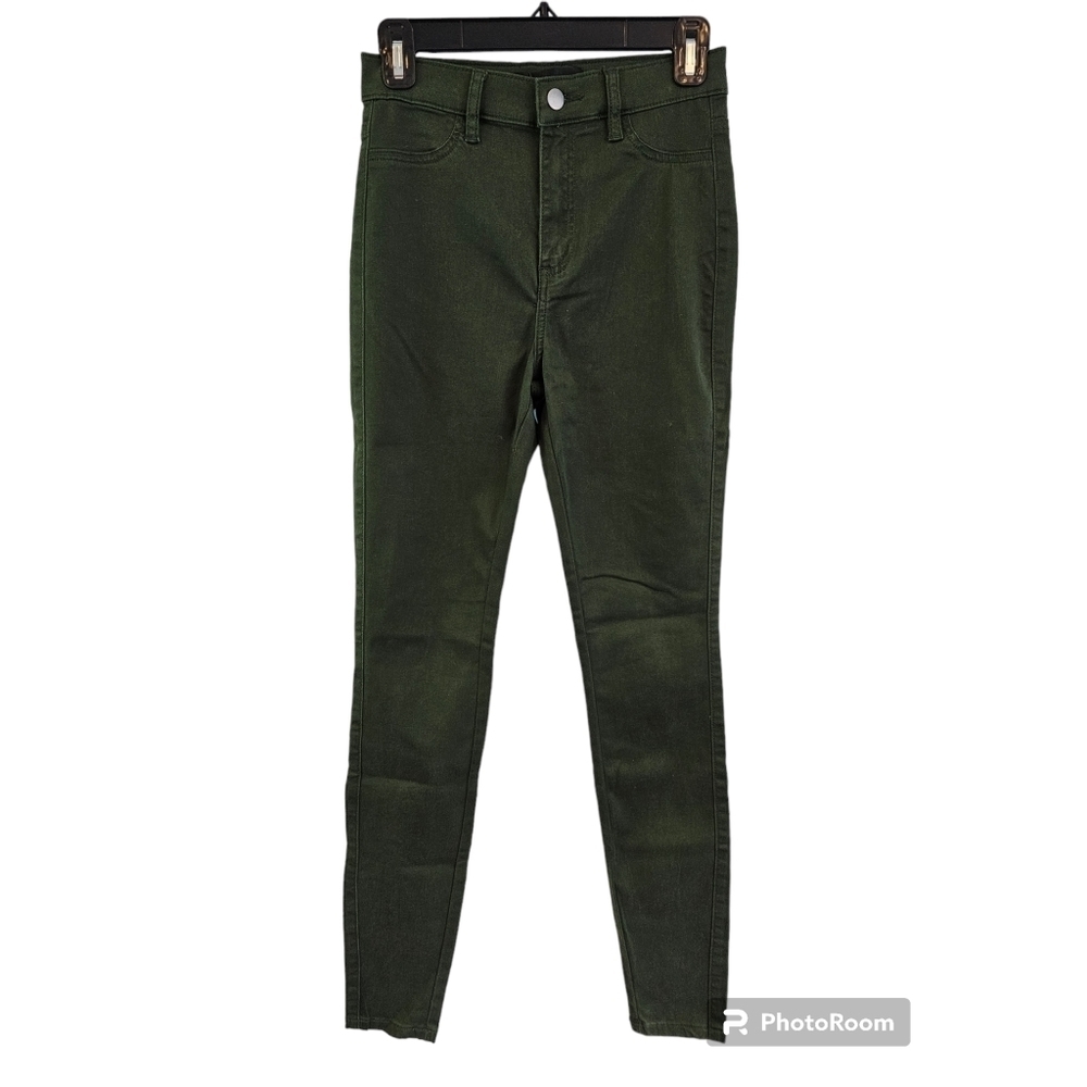 3/$25 Fashion Nova Size 3 Olive Green Skinny Pants Jeans